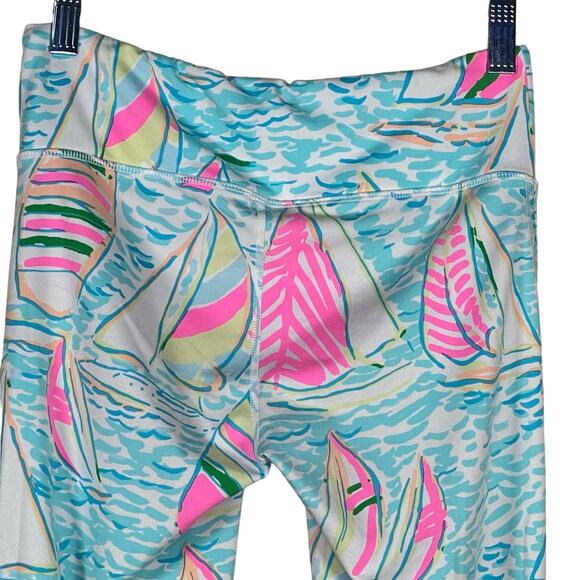 Lilly Pulitzer Women’s Luxletic Tropical Sailboat Print Leggings Small E… - Picture 5 of 10